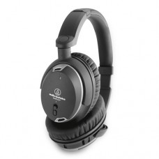 Ausinės Audio Technica  ATH-ANC9 QuietPoint® Noise-Cancelling Headphones  triukšmų mažinimo funkcija.